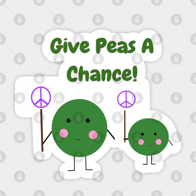 Give Peas A Chance! Sticker by CatGirl101